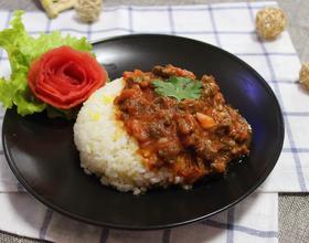 孜然牛肉柿子饭[图]