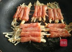 培根金针菇卷的做法图解6