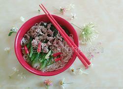 自制瘦肉青菜汤面