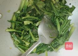 蒜味豆豉炒油麦菜的做法图解5