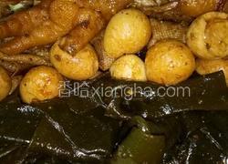 卤鸡爪海带豆皮与鹌鹑蛋