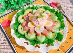 牛油果脆皮肠沙拉