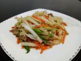 白芹炒肉丝