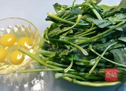 菠菜炒鸡蛋的做法图解1