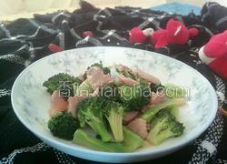 西兰花炒肉片