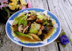 肉炒香菇油菜