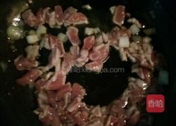 菜花炒肉的做法图解5