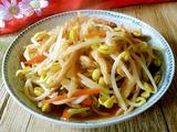 黄豆芽炒肉丝