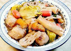 蔬菜虾丸什锦汤