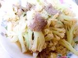 肉片爆炒有机菜花的做法[图]