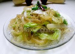 白菜炒粉丝