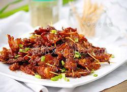 牙签烤五花肉