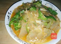 青椒冬瓜虾皮的做法图解6