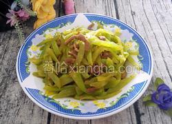 肉炒莴苣丝