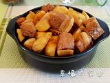 五花肉煨茨菇