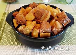 五花肉煨茨菇
