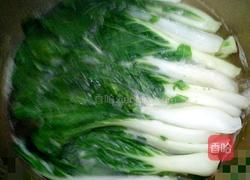清淡小白菜饼面（电饭煲版）的做法图解3