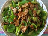 青椒孜然肉片