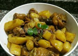 红烧鸡腿蘑菇