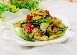 小青菜炒年糕