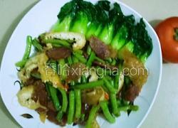 腊肠炒豆角