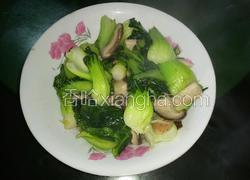 青菜炒蘑菇