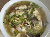 鸡蛋磨菇汤