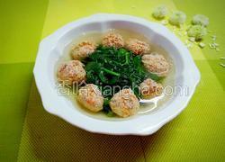 豌豆苗丸子汤