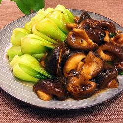 香菇扒油菜的做法[图]