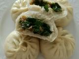 酱肉韭菜包子