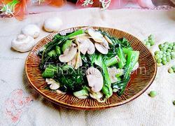 上海青炒口蘑