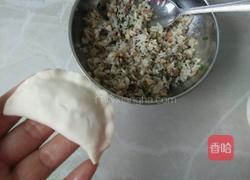 米饺煎饺(香菇腊肉马蹄米饭馅)的做法图解10