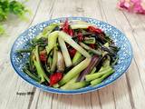炝炒紫菜苔