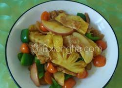 苹果菠萝炒肉片