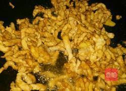 芹菜炒肉丝的做法图解5