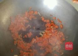 胡萝卜白菜炒饭的做法图解4