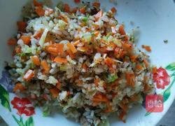 胡萝卜白菜炒饭的做法图解8