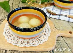 红薯豆沙馅汤圆