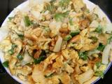 花菜青椒炒鸡蛋