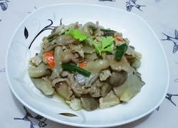 瘦肉炒秀珍菇