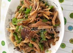 青椒炒腊鸡肉丝