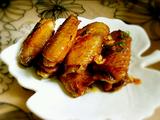 煎蒜香鸡翅