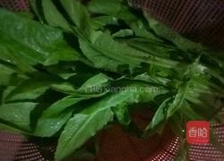 烧肉炒油麦菜的做法图解2