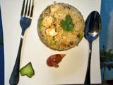 大虾炒饭