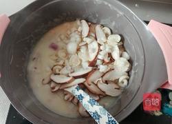 虾球双菇奶油浓汤的做法图解7