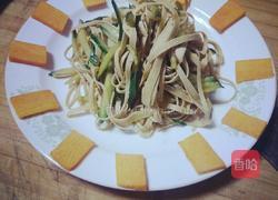 椒麻黄瓜豆片的做法图解4