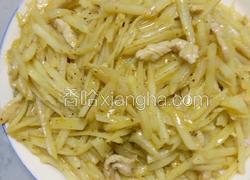 土豆丝炒肉丝
