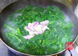 瘦肉菜苗汤的做法图解3