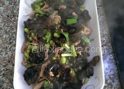 青豆木耳炒肉丝