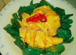 青椒干豆腐